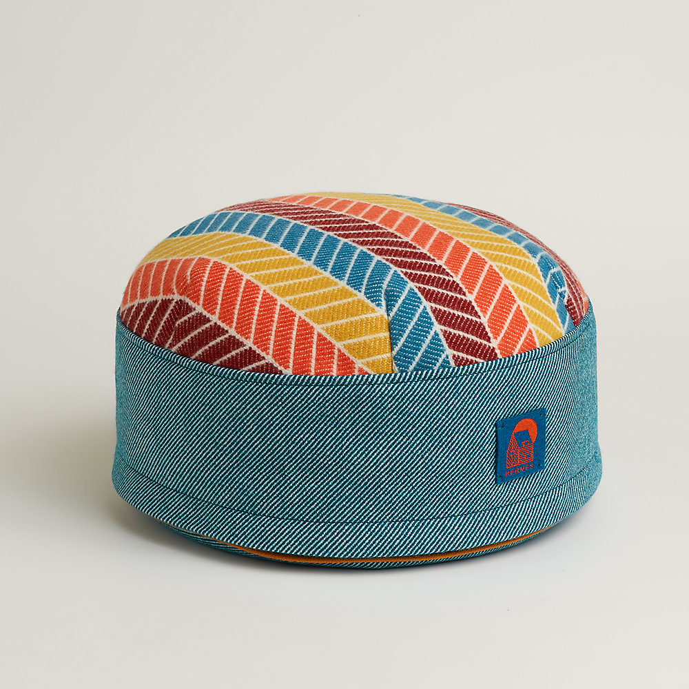 Les Cabanes footstool | Hermès USA